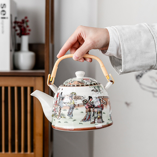 茶壶套装家用客厅茶具办公室泡茶会客整套现代简约中式陶瓷茶杯
