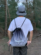 fkxgss原创设计渐变印花包抽绳袋束口袋双肩包轻便健身包旅行包
