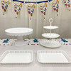 欧式生日甜品台摆盘展示架摆件套装，点心冷餐摆台三层，蛋糕托盘架子