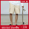 redcharcoal×50滑板西湖人夏工装(夏工装，)短裤男美式潮牌宽松五分裤