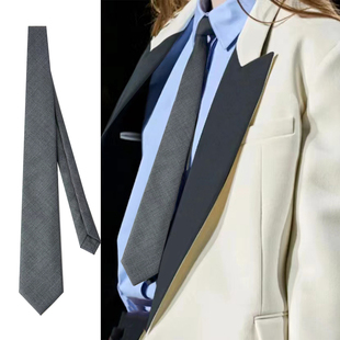 洋气时髦灰色领带