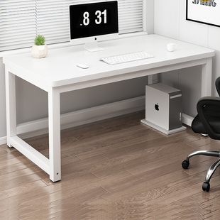 电脑桌卧室家用书桌台式办公桌简易出租屋女生学习桌靠墙长条桌子