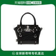 香港直邮Vivienne Westwood Betty 小号皮革手提包 42010032L003I