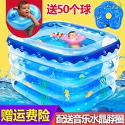 儿童充气游泳池家庭用成人超大号加厚洗澡戏水池夏季小孩玩水