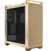 迎广(inwin)dubili暖金台式机电脑全塔铝合金玻璃侧透机箱