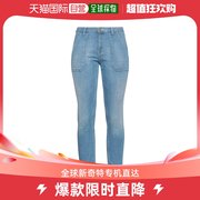 香港直邮潮奢 BA&SH 女士牛仔长裤