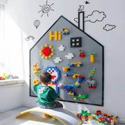 大颗粒积木墙墙壁挂式家用益智拼装儿童玩具儿童房玄关幼儿园