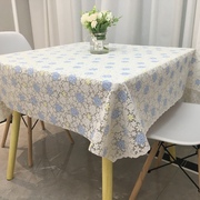 正方形餐桌布防水防油防烫免洗PVC塑料长方形麻将桌台布茶几布大