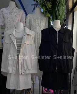 夏季韩版宽松休闲两件套无袖马甲上衣工装抽绳短裙女大码套装