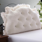 床头软包卧室床上大靠背双人长靠枕靠垫，1.51.82米毛绒布(毛绒布)可拆洗