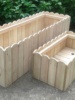 防腐木花箱碳化实木花盆长方形，阳台种菜盆景特大种植箱户外木花槽