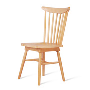 高档温莎椅北欧实木餐椅家用靠背椅子美式现代简约餐桌饭店咖啡厅