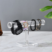 水晶手串手链饰品展示架透明项链手镯手表珠宝首饰陈列架子高级感