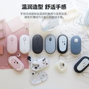 罗技pebble无线蓝牙鼠标LOGITECH女生办公安静轻巧可爱电脑滑鼠