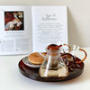 homeside北欧茶壶ins风简约透明玻璃，高硼硅耐热茶具琥珀茶杯套装