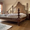 美式奢华实木雕花双人床，主卧大床婚床公主床欧式雕花，实木家具定制