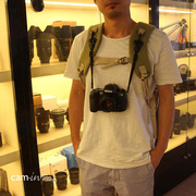 cam-in 相机挂带双肩摄影包用G数码微单单反相机悬挂附件通用接口