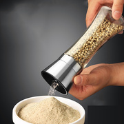 德国胡椒研磨器304不锈钢手动厨房家用芝麻海盐黑胡椒粉粒研磨瓶