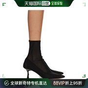 香港直邮潮奢studioamelia女士黑色，razor70踝靴f605msh