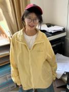 奶黄色防晒衣外套女款夏季2024防紫外线户外学生透气薄防晒服