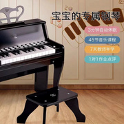 hape25键30键多功能灯光教学男女孩儿童，木制玩具电子琴钢琴初学者