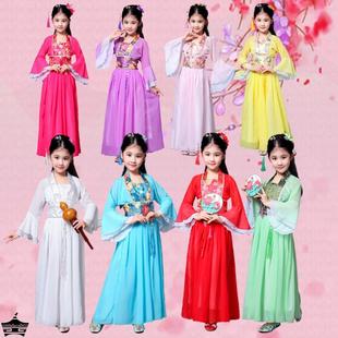 儿童古装服装仙女公主裙超仙，西游记角色扮演七仙女服装女童演出服