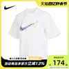 Nike耐克女款白T恤夏百搭运动休闲宽松短袖针织衫FD9315-100