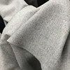浅灰色机理纱羊毛料布料 澳洲精纺毛料 春秋高档西服面料布匹