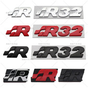 r32车标适用于大众宝来高尔夫，sr32车标车尾贴改装车身贴r金属标