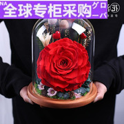欧洲进口永生花礼物盒创意玫瑰花情人节礼物送女友爱人闺蜜生
