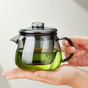 玻璃茶壶耐高温加厚茶水分离煮茶家用烧水花茶泡茶壶功夫茶具套装