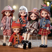 网红12星座洋娃娃女孩仿真公主，大号娃娃玩具，换装盒礼物套装3-6岁