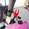小型电动车挂钩前置通用书包，头盔锁中间双钩电瓶自行车挂物勾神器