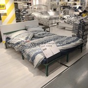 IKEA宜家 床架 单人床儿童学生床铁艺小床简易出租房