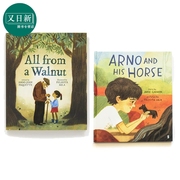 Felicita Sala 亲情主题儿童故事绘本2册套装 All from a Walnut核桃背后的故事 Arno and His Horse阿诺和他的马 又日新