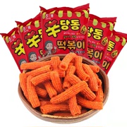 韩国进口零食品海太辣味年糕条甜辣炒打糕条办公休闲膨化品110g