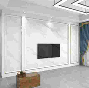 电视背景墙壁纸自粘简约2022年客厅，影视墙壁画，壁布仿大理石纹