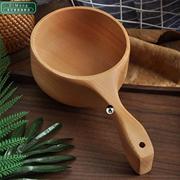 水勺舀小厨木勺汤勺水瓢木瓢，大实木家用舀水，勺米勺41059粮勺油勺
