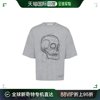 99新未使用香港直邮Alexander McQueen 骷髅头印花超大款T恤