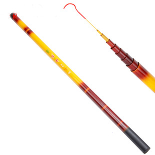 防竹钓鱼竿2.7-5.4米手杆溪流竿，钓鱼杆小孩鱼竿垂钓用品