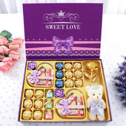德芙巧克力糖果礼盒送女朋友，闺蜜生日惊喜浪漫创意七夕情人节礼物