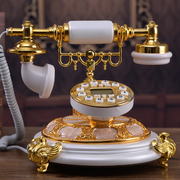 仿古电话机欧式古董，复古电话创意时尚家用电话，田园办公有绳座机