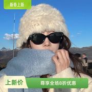 东北骑行雪地墨镜女近视感防雪盲防风镜，偏光防紫外线太阳眼镜