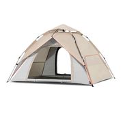 帐篷户外双人双层野营装备，套装铝杆防雨野外露营野营帐篷保暖室内