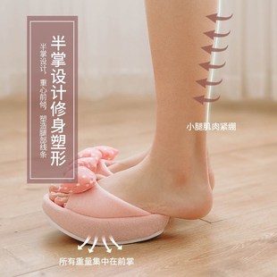 日本减肥鞋女拖鞋健身负跟鞋夏拉筋(夏拉筋)提臀瘦身日式摇摇鞋子瘦腿美腿