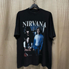 nirvana涅槃乐队科特柯本朋克风，摇滚chic嘻哈短袖，男女重磅纯棉t恤