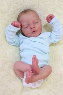 49厘米新生儿娃娃仿真婴儿，重生宝宝darren手工，精细制作静脉可见