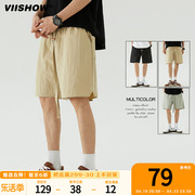 VIISHOW青少年短裤男2024夏季宽松百搭运动五分裤篮球休闲裤