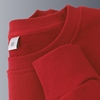 纯棉350g重磅长袖t恤男女，秋冬季加绒加厚宽松卫衣纯色红色打底衫