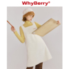 whyberry23aw“初雪”白色，毛呢背心裙，少女风裙子女连衣裙秋冬